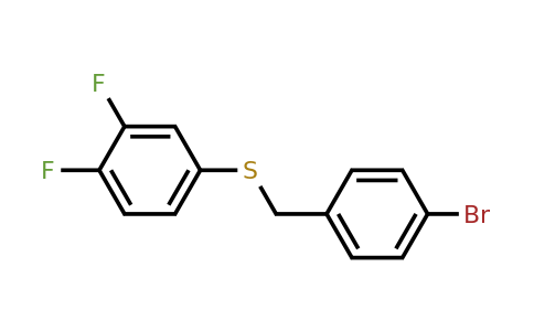 1443302-70-2 | (4-Bromobenzyl)(3,4-difluorophenyl)sulfane