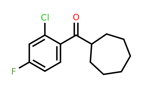 1443302-83-7 | (2-Chloro-4-fluorophenyl)(cycloheptyl)methanone