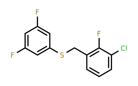 1443302-85-9 | (3-Chloro-2-fluorobenzyl)(3,5-difluorophenyl)sulfane