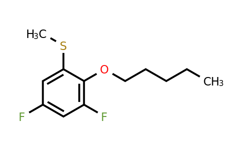 1443303-22-7 | (3,5-Difluoro-2-(pentyloxy)phenyl)(methyl)sulfane