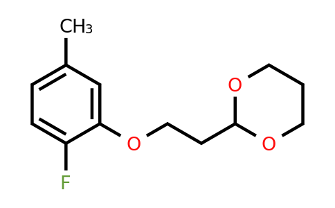 1443303-24-9 | 2-(2-(2-Fluoro-5-methylphenoxy)ethyl)-1,3-dioxane