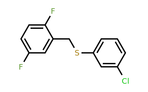 1443303-30-7 | (3-Chlorophenyl)(2,5-difluorobenzyl)sulfane