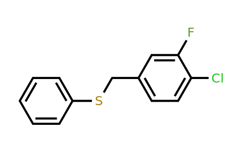 1443303-36-3 | (4-Chloro-3-fluorobenzyl)(phenyl)sulfane
