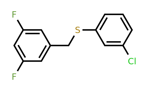 1443303-37-4 | (3-Chlorophenyl)(3,5-difluorobenzyl)sulfane