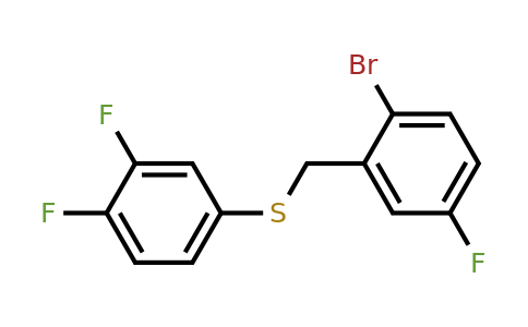 1443303-45-4 | (2-Bromo-5-fluorobenzyl)(3,4-difluorophenyl)sulfane