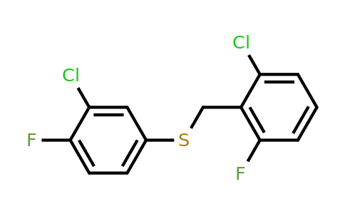 1443303-73-8 | (3-Chloro-4-fluorophenyl)(2-chloro-6-fluorobenzyl)sulfane