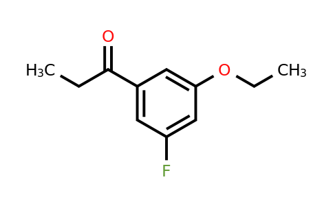 1443303-74-9 | 1-(3-Ethoxy-5-fluorophenyl)propan-1-one