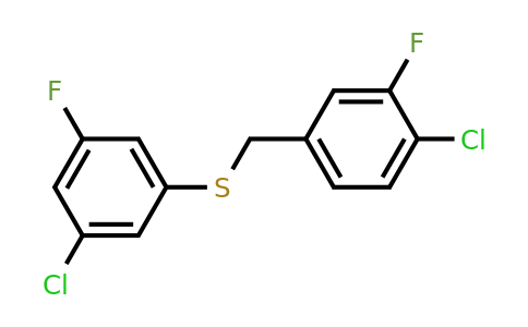 1443303-83-0 | (4-Chloro-3-fluorobenzyl)(3-chloro-5-fluorophenyl)sulfane