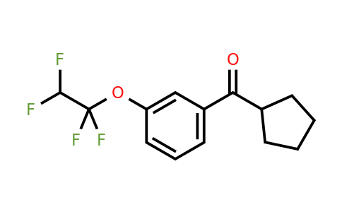 1443304-31-1 | Cyclopentyl(3-(1,1,2,2-tetrafluoroethoxy)phenyl)methanone