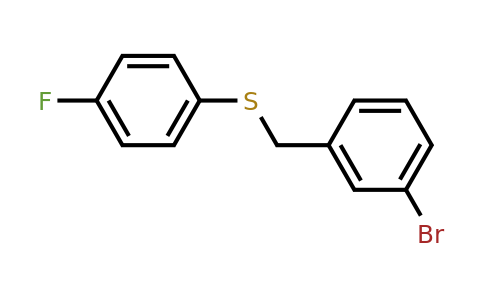 1443304-45-7 | (3-Bromobenzyl)(4-fluorophenyl)sulfane