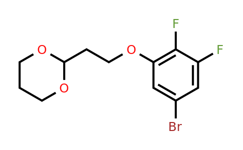 1443304-51-5 | 2-(2-(5-Bromo-2,3-difluorophenoxy)ethyl)-1,3-dioxane