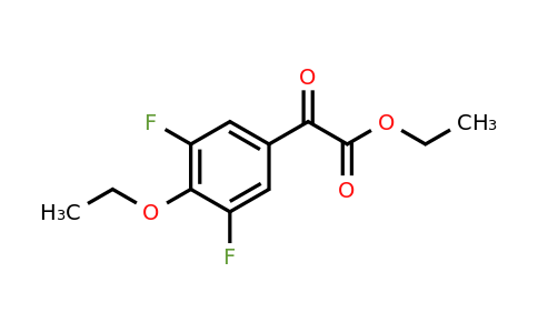 1443304-69-5 | Ethyl 2-(4-ethoxy-3,5-difluorophenyl)-2-oxoacetate