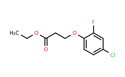 1443304-73-1 | Ethyl 3-(4-chloro-2-fluorophenoxy)propanoate