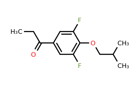 1443305-12-1 | 1-(3,5-Difluoro-4-isobutoxyphenyl)propan-1-one