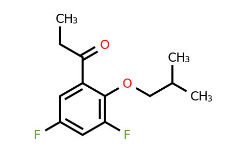 1443305-20-1 | 1-(3,5-Difluoro-2-isobutoxyphenyl)propan-1-one