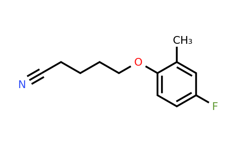 1443305-27-8 | 5-(4-Fluoro-2-methylphenoxy)pentanenitrile