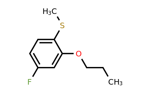 1443305-66-5 | (4-Fluoro-2-propoxyphenyl)(methyl)sulfane