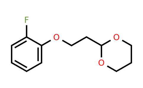 1443305-81-4 | 2-(2-(2-Fluorophenoxy)ethyl)-1,3-dioxane