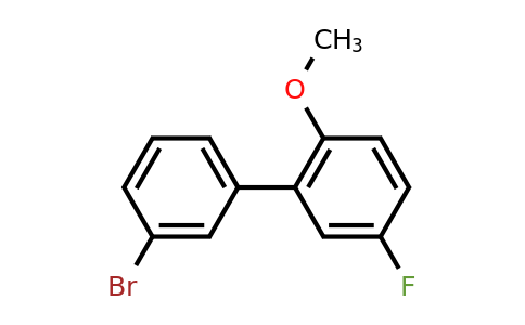 1443305-86-9 | 3'-Bromo-5-fluoro-2-methoxy-1,1'-biphenyl