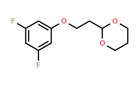 1443306-28-2 | 2-(2-(3,5-Difluorophenoxy)ethyl)-1,3-dioxane