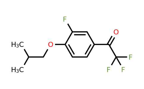1443307-57-0 | 2,2,2-Trifluoro-1-(3-fluoro-4-isobutoxyphenyl)ethanone