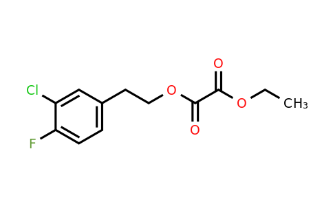 1443309-36-1 | 3-Chloro-4-fluorophenethyl ethyl oxalate