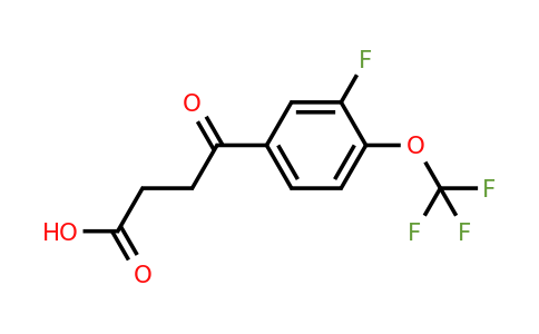 1443309-39-4 | 4-(3-Fluoro-4-(trifluoromethoxy)phenyl)-4-oxobutanoic acid
