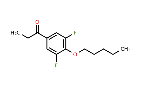 1443310-41-5 | 1-(3,5-Difluoro-4-(pentyloxy)phenyl)propan-1-one