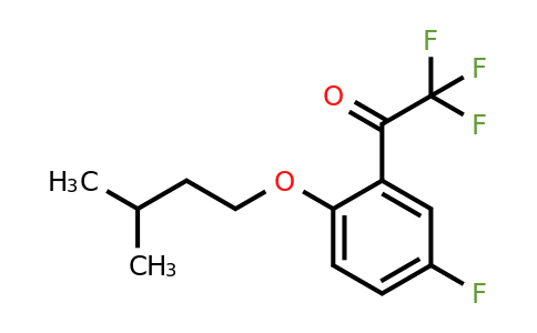 1443310-83-5 | 2,2,2-Trifluoro-1-(5-fluoro-2-(isopentyloxy)phenyl)ethanone