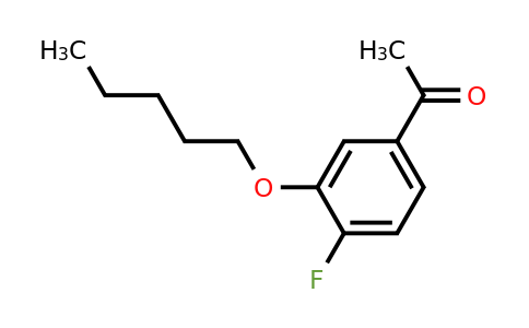 1443310-95-9 | 1-(4-Fluoro-3-(pentyloxy)phenyl)ethanone