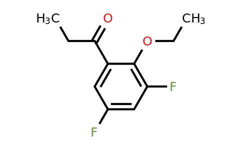 1443310-98-2 | 1-(2-Ethoxy-3,5-difluorophenyl)propan-1-one