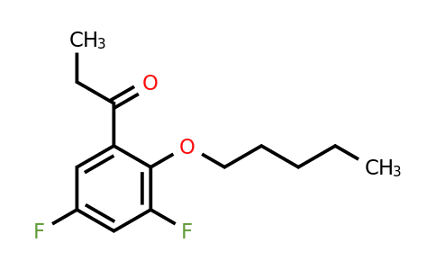1443311-06-5 | 1-(3,5-Difluoro-2-(pentyloxy)phenyl)propan-1-one