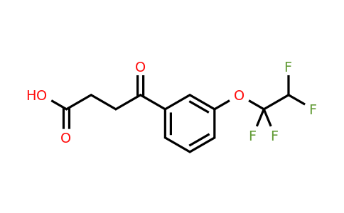 1443311-18-9 | 4-Oxo-4-(3-(1,1,2,2-tetrafluoroethoxy)phenyl)butanoic acid