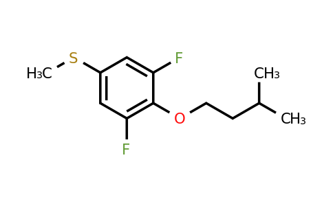 1443311-21-4 | (3,5-Difluoro-4-(isopentyloxy)phenyl)(methyl)sulfane