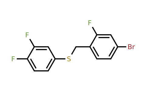 1443311-46-3 | (4-Bromo-2-fluorobenzyl)(3,4-difluorophenyl)sulfane
