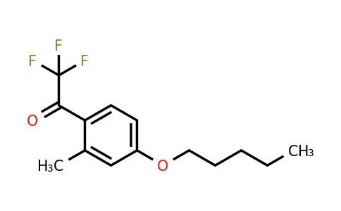 1443311-66-7 | 2,2,2-Trifluoro-1-(2-methyl-4-(pentyloxy)phenyl)ethanone
