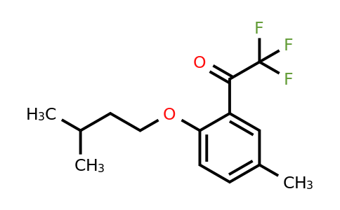 1443311-68-9 | 2,2,2-Trifluoro-1-(2-(isopentyloxy)-5-methylphenyl)ethanone