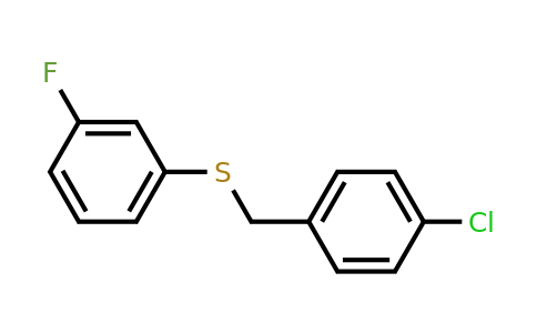 1443311-72-5 | (4-Chlorobenzyl)(3-fluorophenyl)sulfane