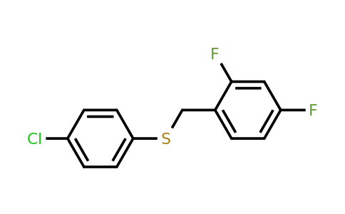 1443311-91-8 | (4-Chlorophenyl)(2,4-difluorobenzyl)sulfane