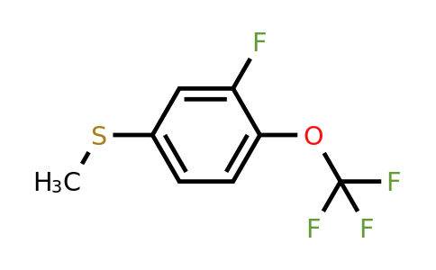 1443312-18-2 | 3-Fluoro-4-(trifluoromethoxy)thioanisole
