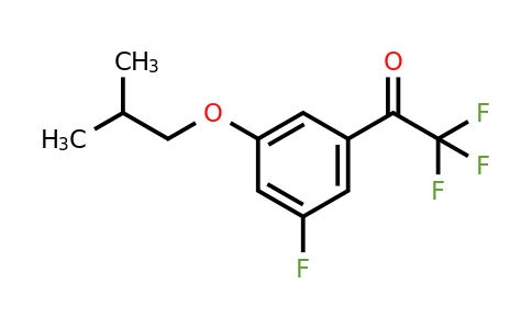 1443312-35-3 | 2,2,2-Trifluoro-1-(3-fluoro-5-isobutoxyphenyl)ethanone