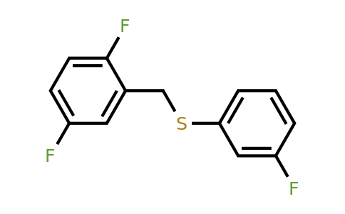 1443312-72-8 | (2,5-Difluorobenzyl)(3-fluorophenyl)sulfane