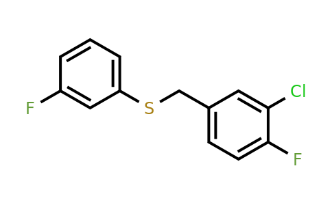 1443312-78-4 | (3-Chloro-4-fluorobenzyl)(3-fluorophenyl)sulfane