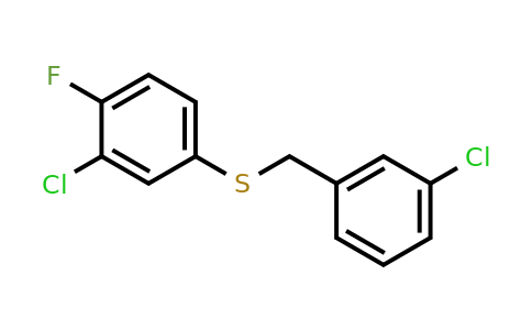 1443312-82-0 | (3-Chloro-4-fluorophenyl)(3-chlorobenzyl)sulfane