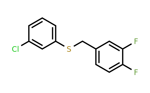 1443312-92-2 | (3-Chlorophenyl)(3,4-difluorobenzyl)sulfane