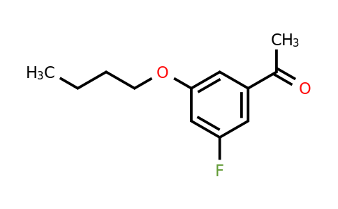1443312-96-6 | 1-(3-Butoxy-5-fluorophenyl)ethanone
