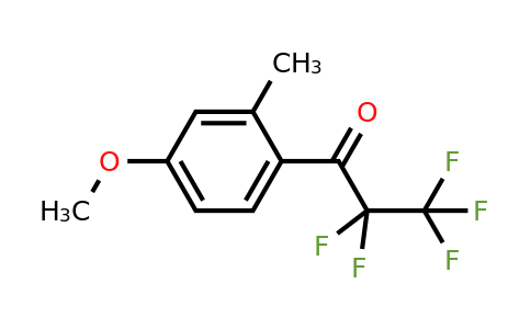 1443313-19-6 | 2,2,3,3,3-Pentafluoro-1-(4-methoxy-2-methylphenyl)propan-1-one
