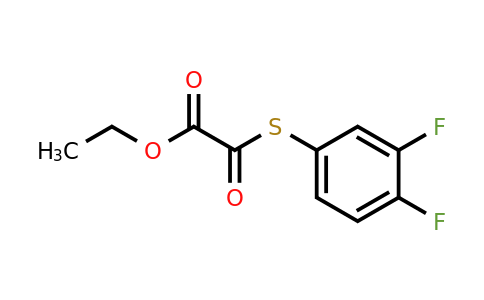 1443313-33-4 | Ethyl 2-((3,4-difluorophenyl)thio)-2-oxoacetate