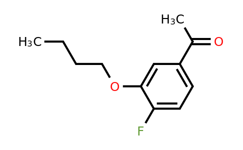 1443313-47-0 | 1-(3-Butoxy-4-fluorophenyl)ethanone