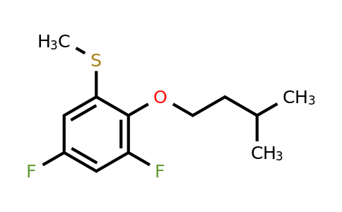 1443313-62-9 | (3,5-Difluoro-2-(isopentyloxy)phenyl)(methyl)sulfane